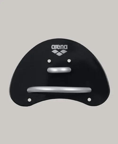 Arena Elite Finger Paddle, Color: Black/Silver