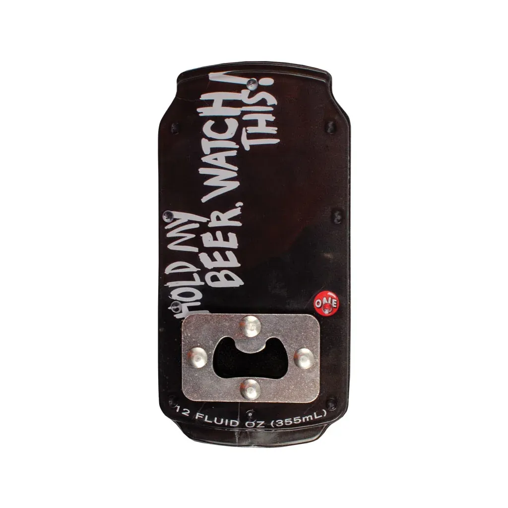 One Ball Hold My Beer Bottle Opener Stomp Pad