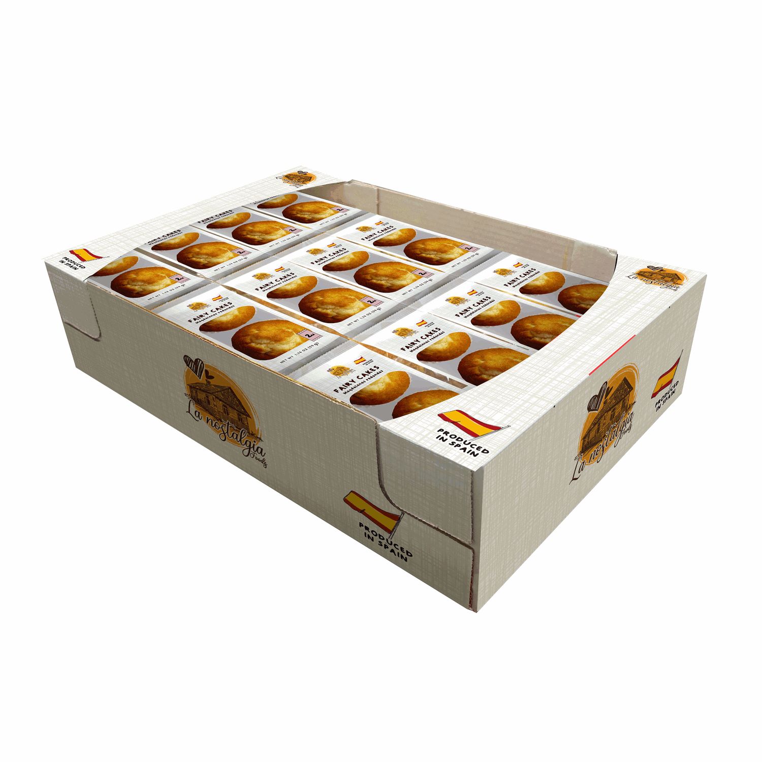Spanish mini muffins Twin pack (Family Box - 24 Units)