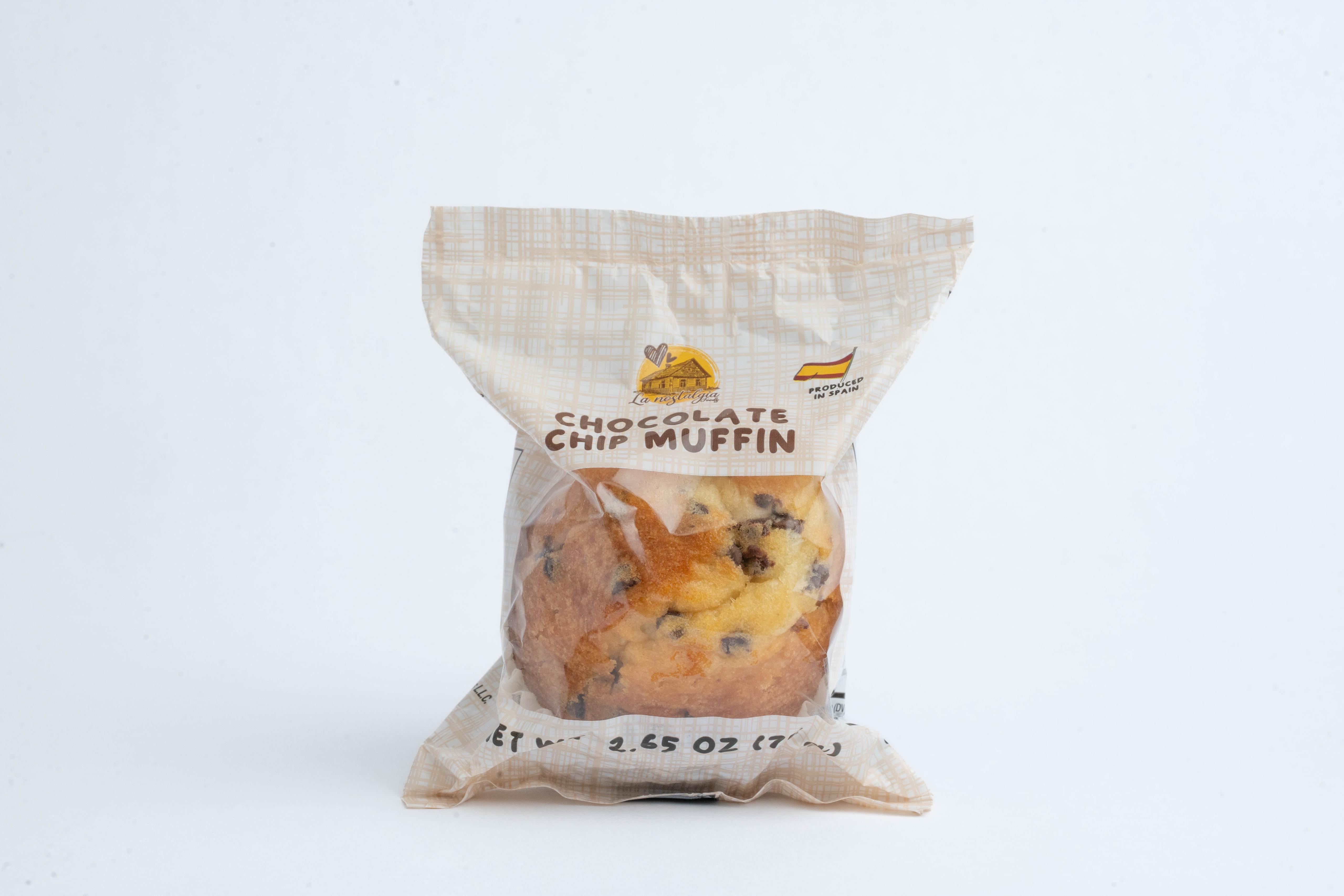 Spanish mini muffins with chocolate chips (family pack 15-Units)