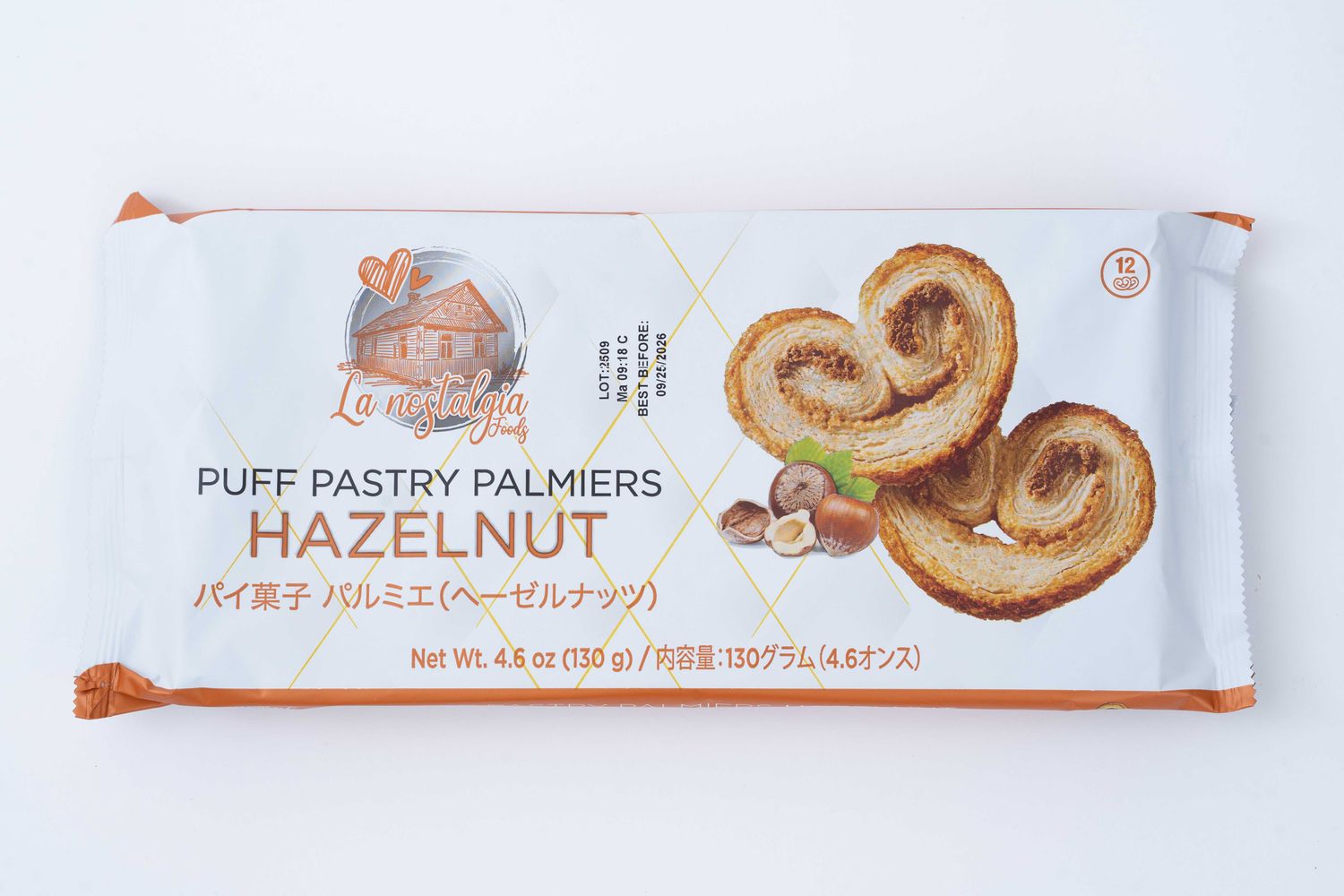 La nostalgia foods hazelnut palmiers