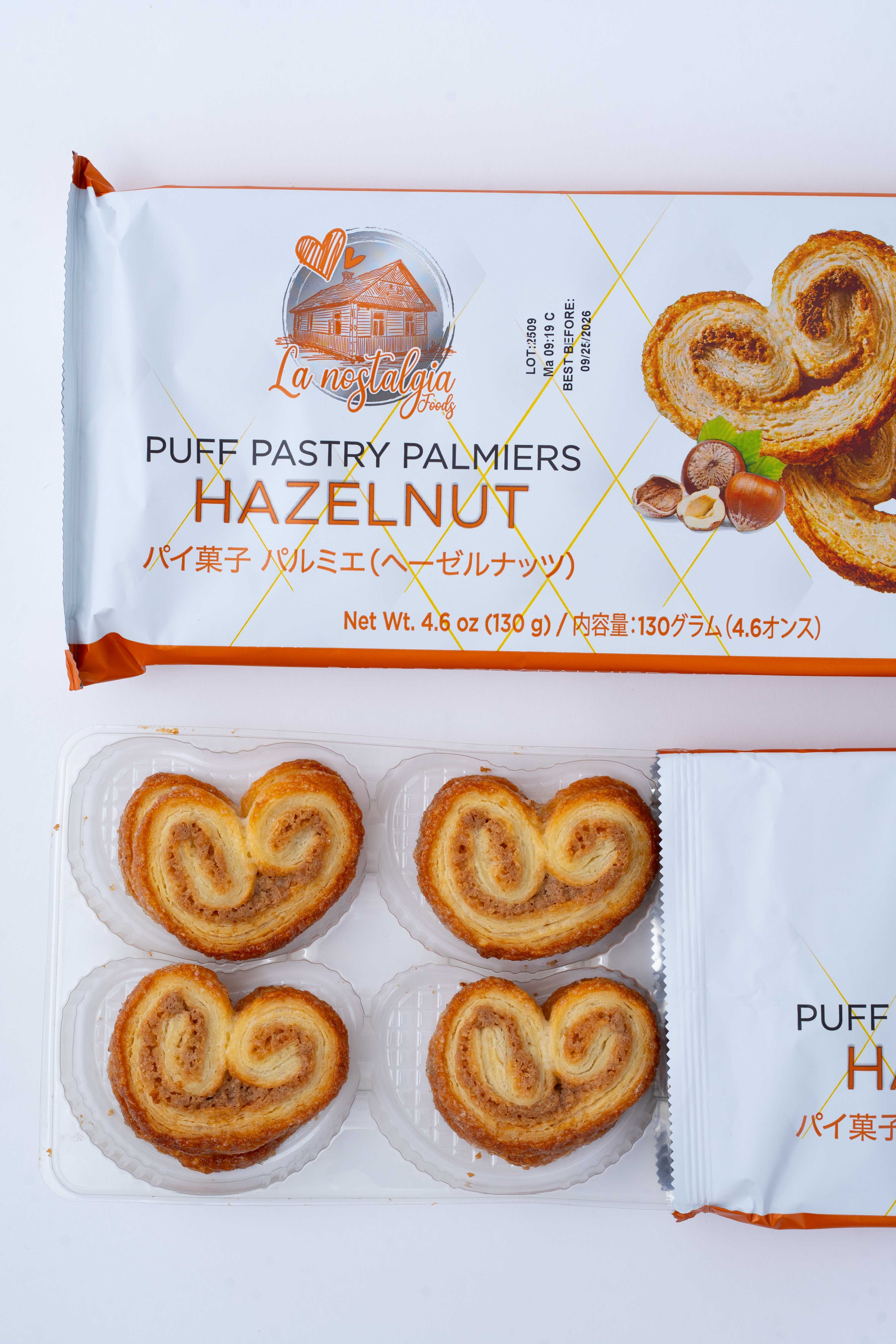 La nostalgia foods hazelnut palmiers