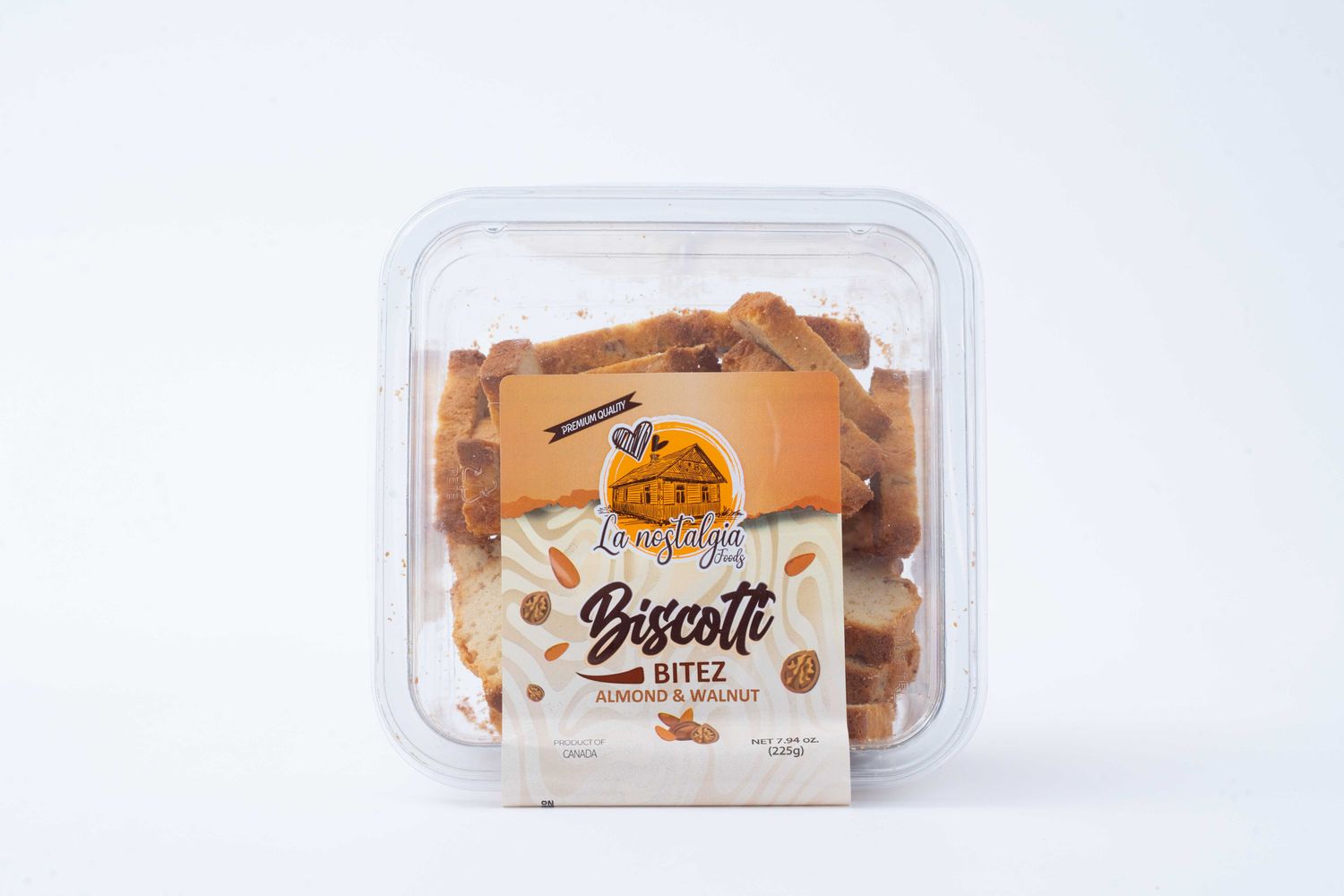 La nostalgia foods Biscotti almond & walnut