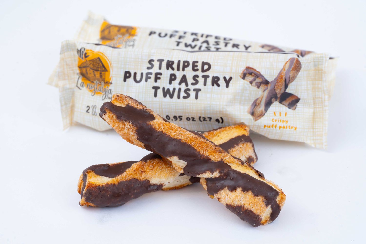 La nostalgia foods striped twist 730gm