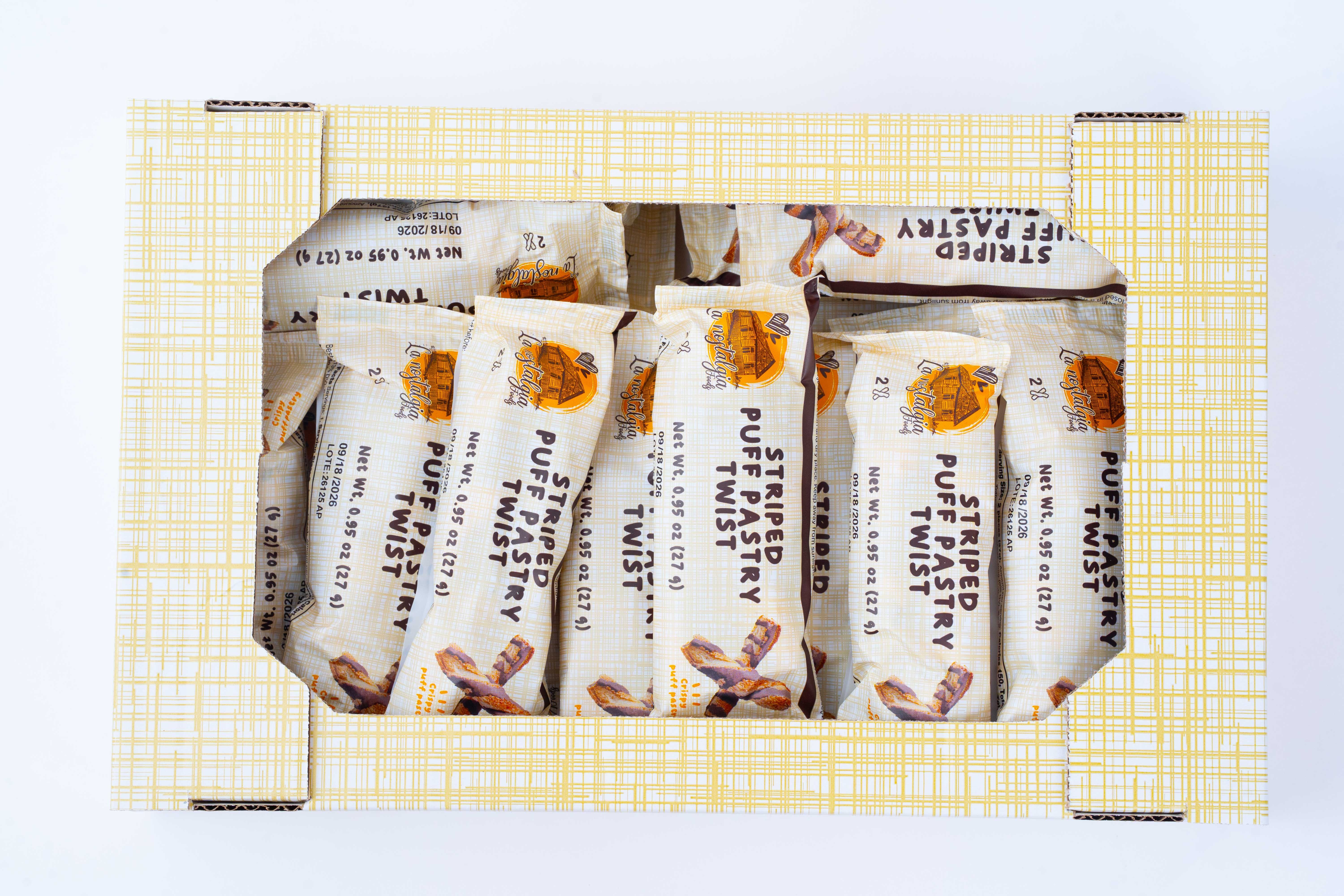 La nostalgia foods striped twist 730gm