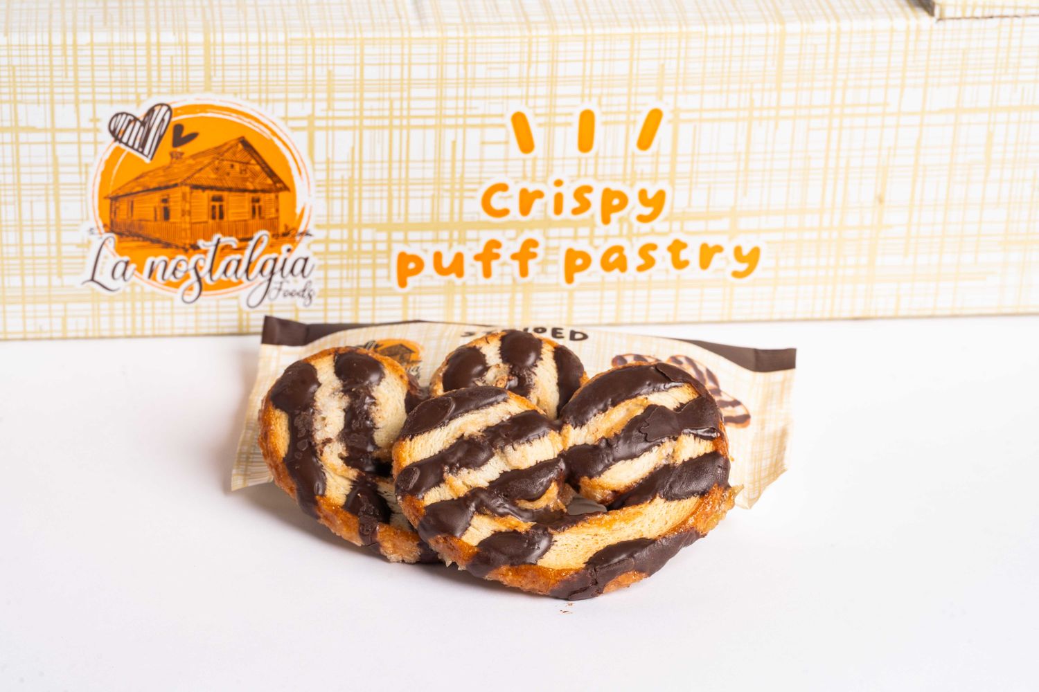 La nostalgia foods striped palmiers 950gm