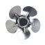 1/4&quot; SHAFT 8&quot; CW 5 BLADE FAN BLADE FB801