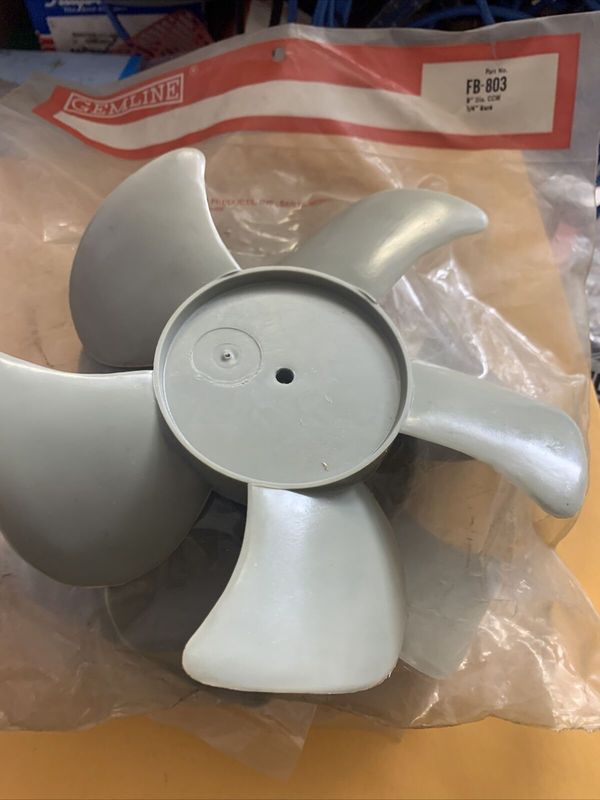 1/4&quot; SHAFT 8&quot; CCW 5 FAN BLADE FB803