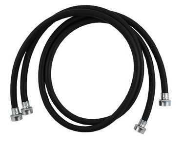 3/8&quot; Washer/Dishwasher Rubber Fill Hoses, 5&#39; 2-Pack 3805FFB2