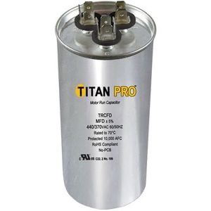 Packard Titan Pro Dual Run Capacitor Round 25+5 MFD 25+5MFD