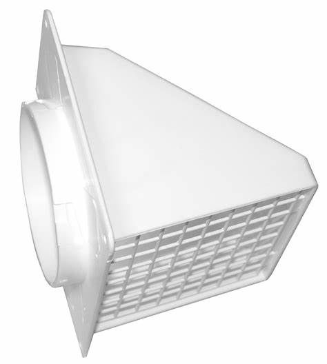 PLASTIC WIDE MOUTH WHITE 4 X 11 VENT HOOD 11381