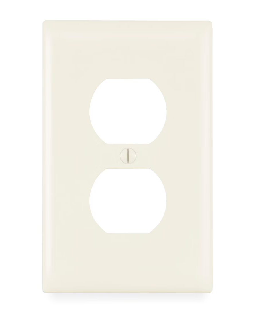 IVORY RECEPTACLE COVER TP8-I