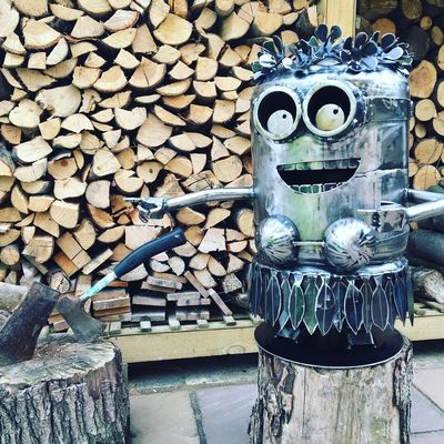 Hula Minion wood burner