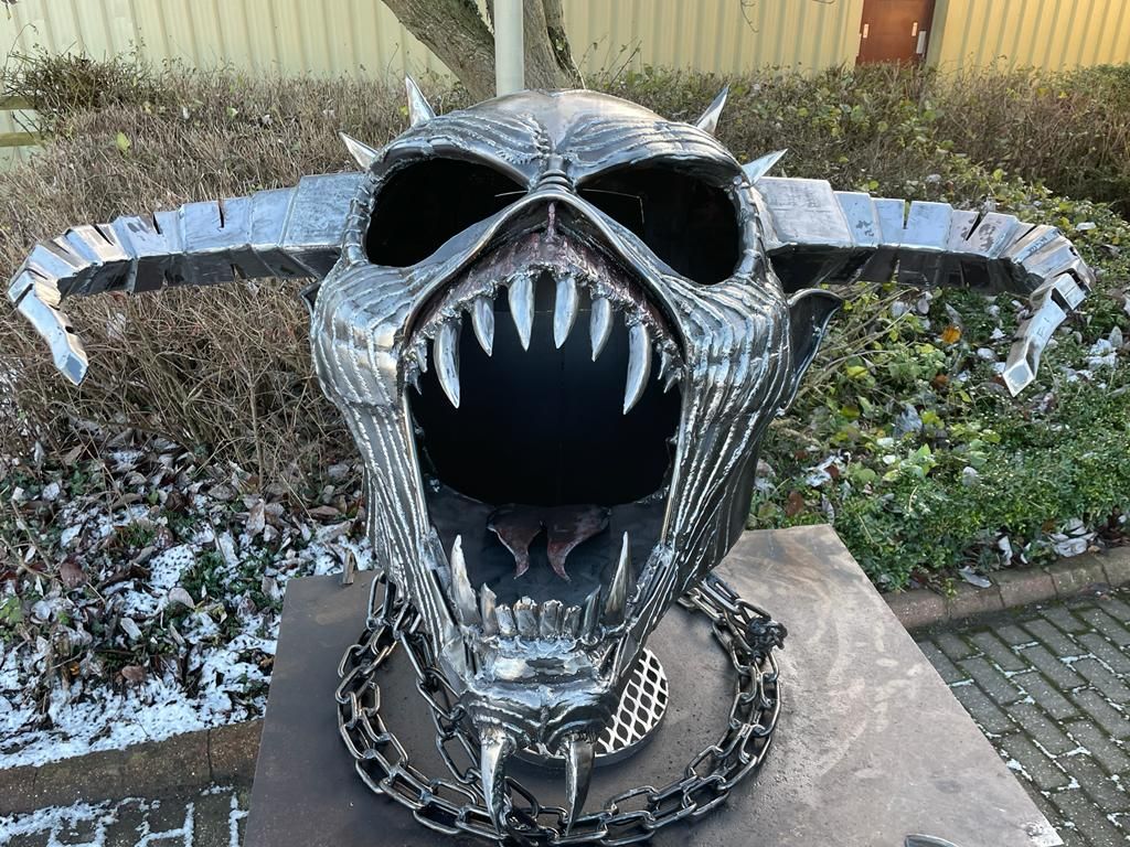 Iron Maiden Legacy of The Beast Fire Pit