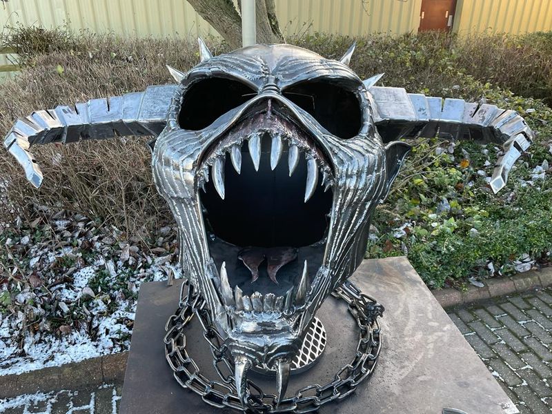 Iron Maiden Legacy of The Beast Fire Pit