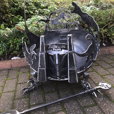 Jurassic Park Fire Pit