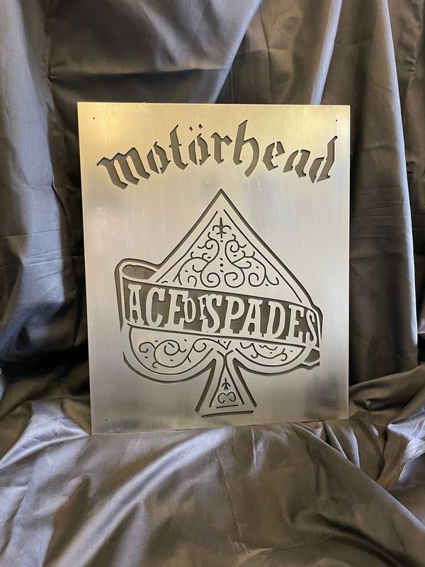 MOTORHEAD ‘ACE OF SPADES’ METAL WALL ART