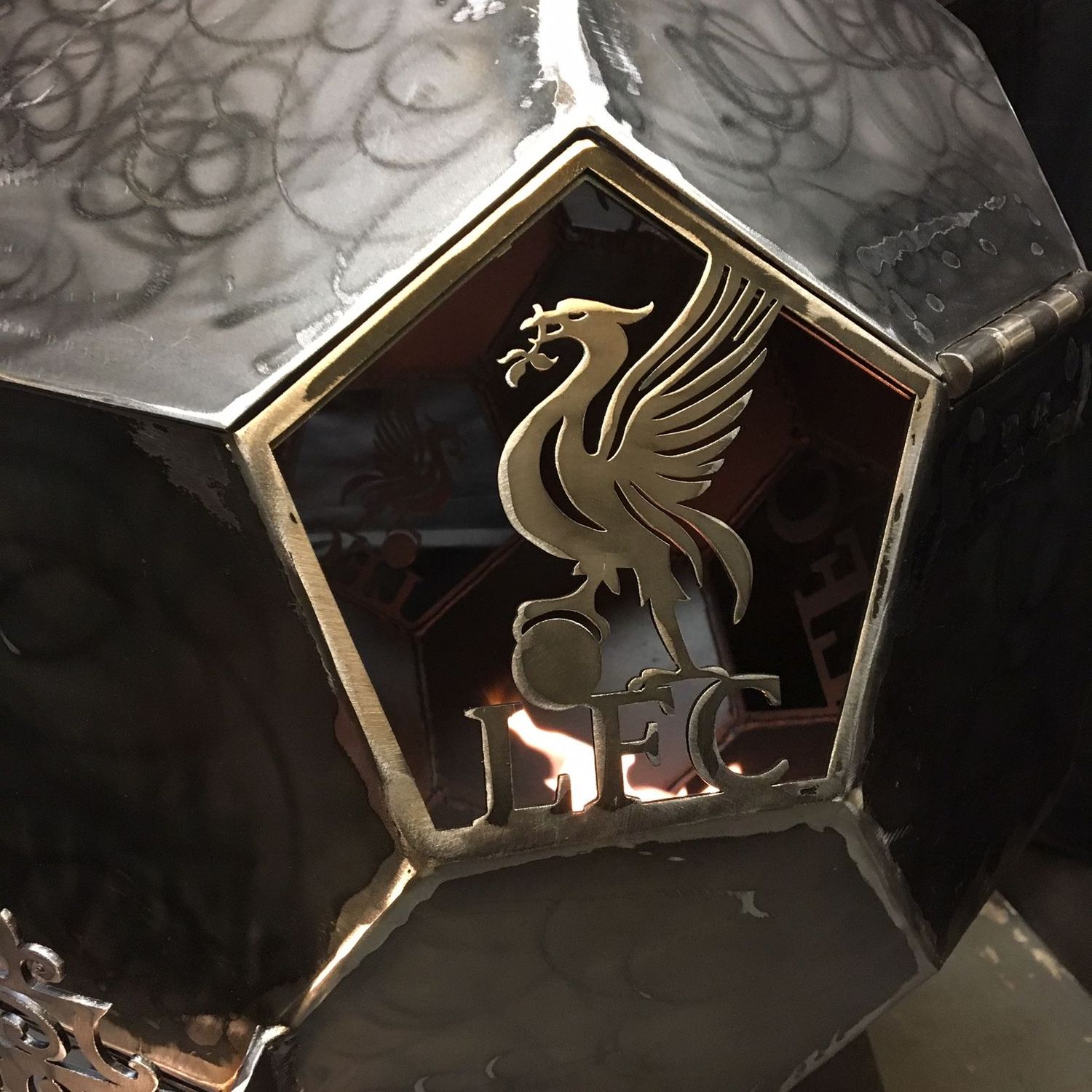 The Football Fire Globe