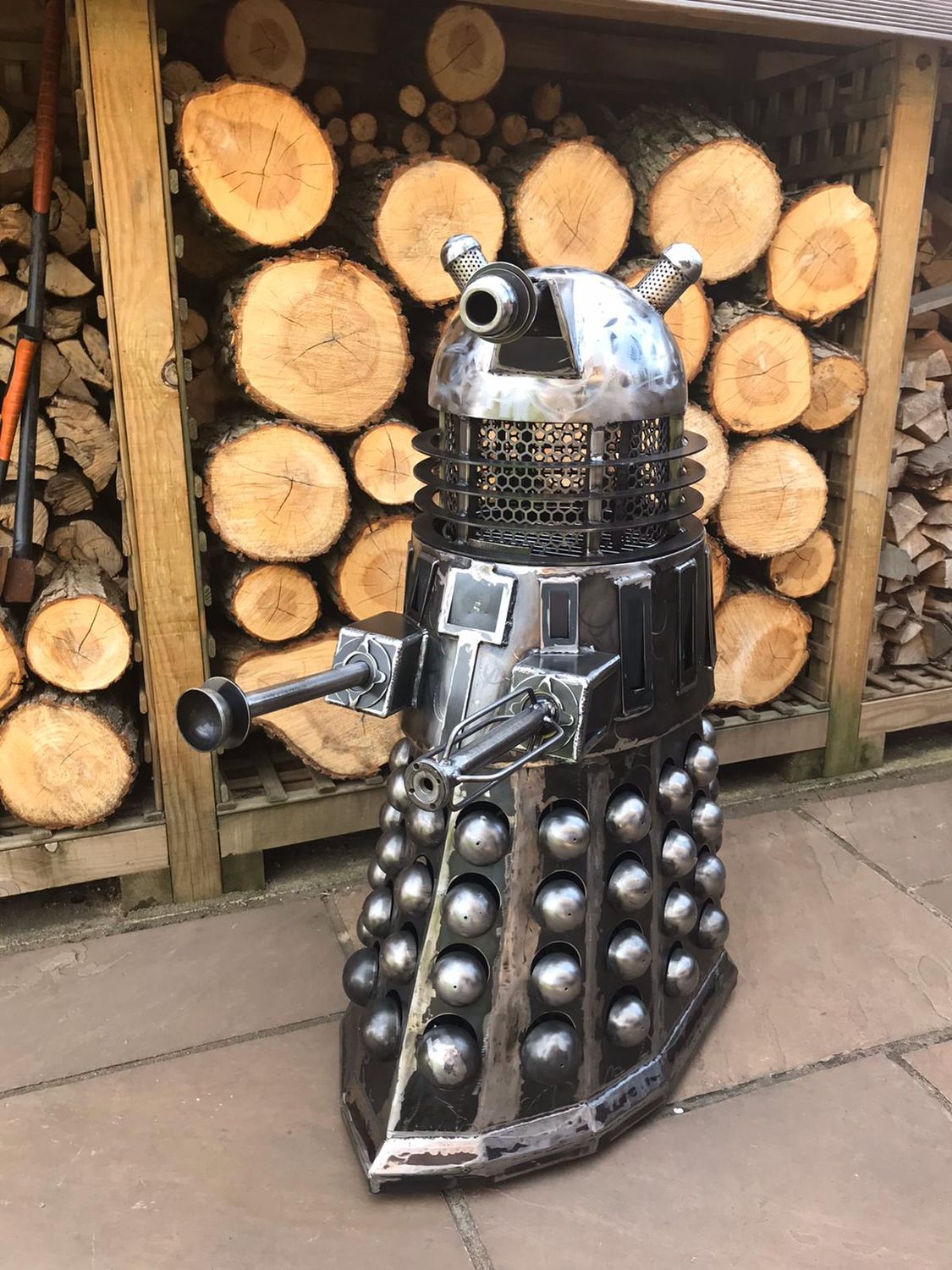THE DALEK WOOD BURNER