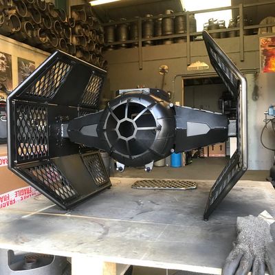 TIE FIGHTER FIRE PIT &amp; GRILL