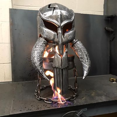 The Mandalorian Skull Wood Burner