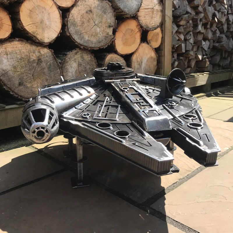 The Millennium Falcon Wood Burner