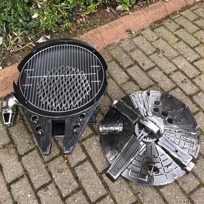 The Millennium Falcon Fire Pit &amp; Grill