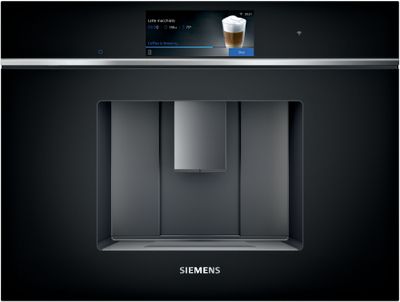 Cafetera integrada Siemens cristal negro CT718L1B0