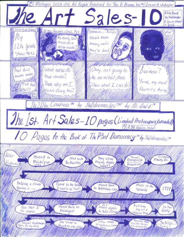 A- 1,000-The 10,000 Limited Artwork photocopies