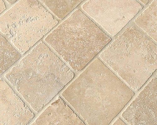 Antique Travertine Tile 15x15x2 cm (6"x6"x0.8")