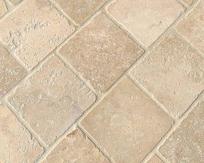 Antique Travertine Tile 15x15x2 cm (6"x6"x0.8")