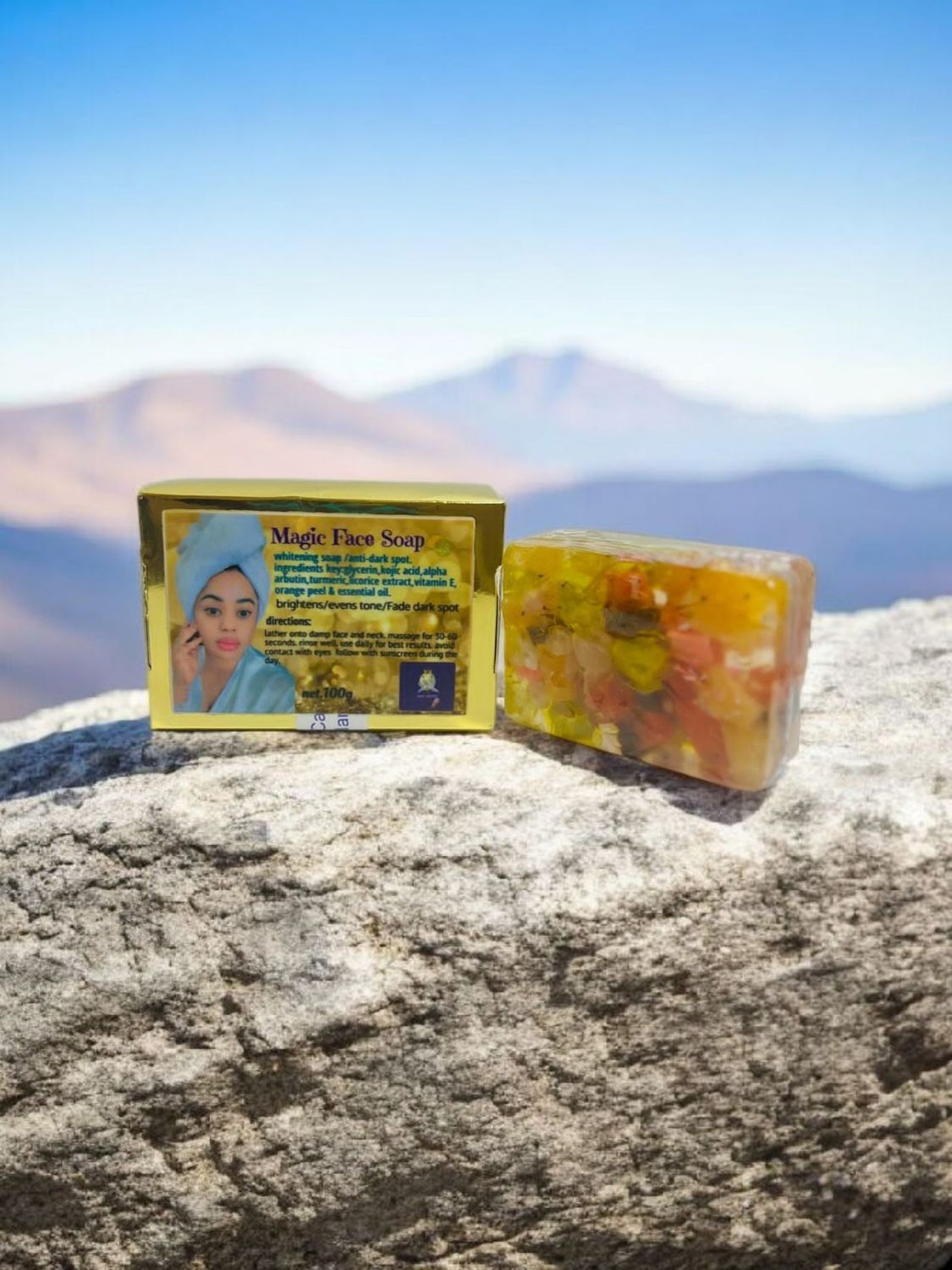 Magic Lightening Face soap, COLLAGEN 