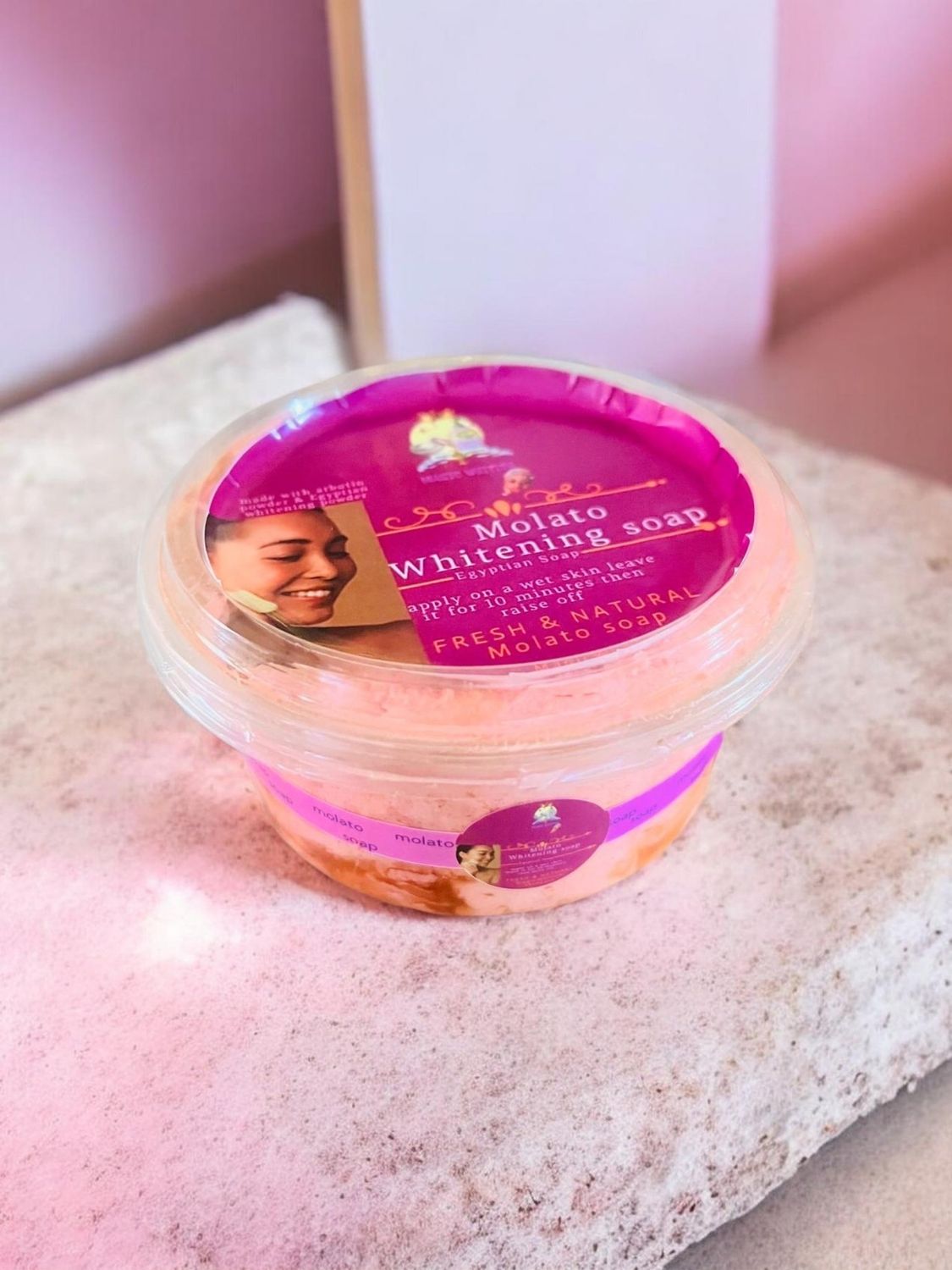 EGYPTIAN XXXWHITENING MOLATO SOAP 450ml. In mixer foaming 