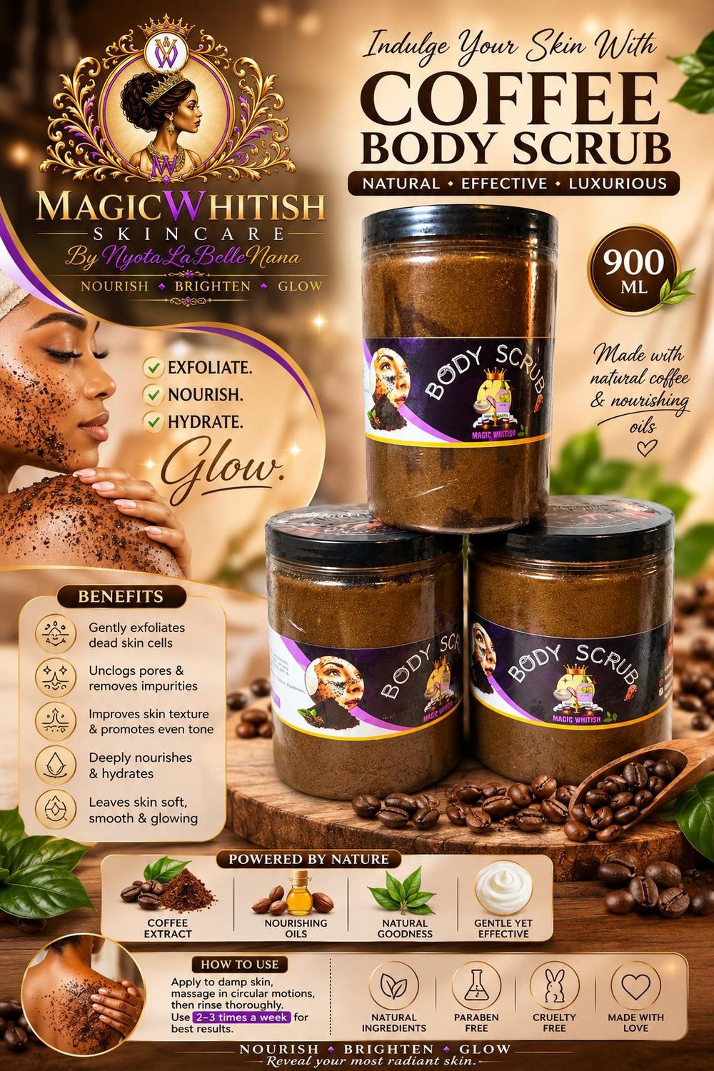Coffee scrub 900ml