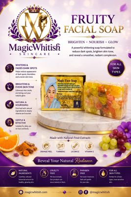 Magic Lightening Face soap, COLLAGEN 