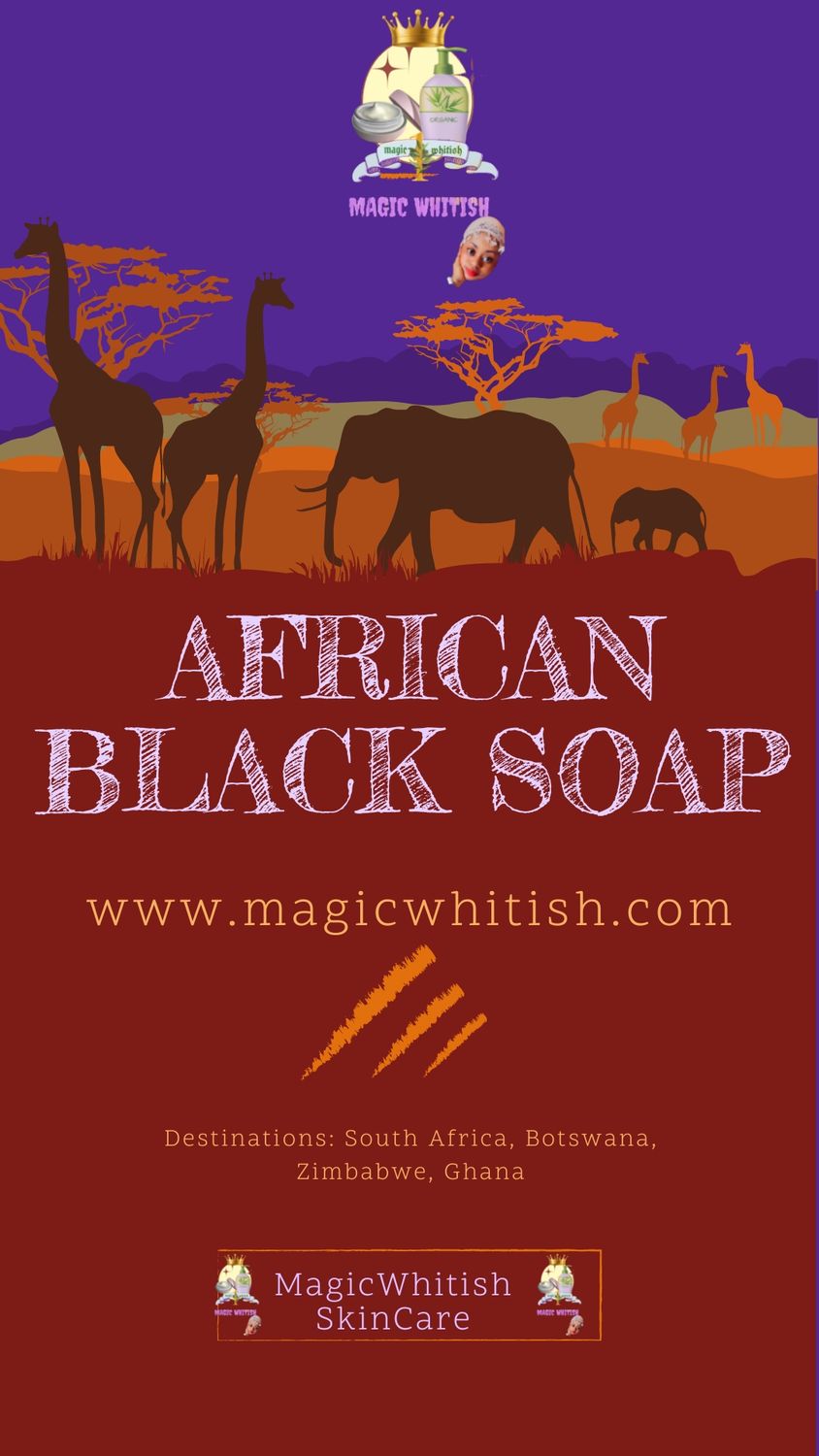 African Black Soap 100% ORGANIC
