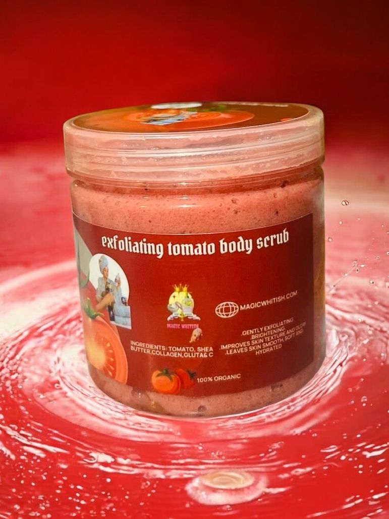 Extra Whitening tomatoe body scrub