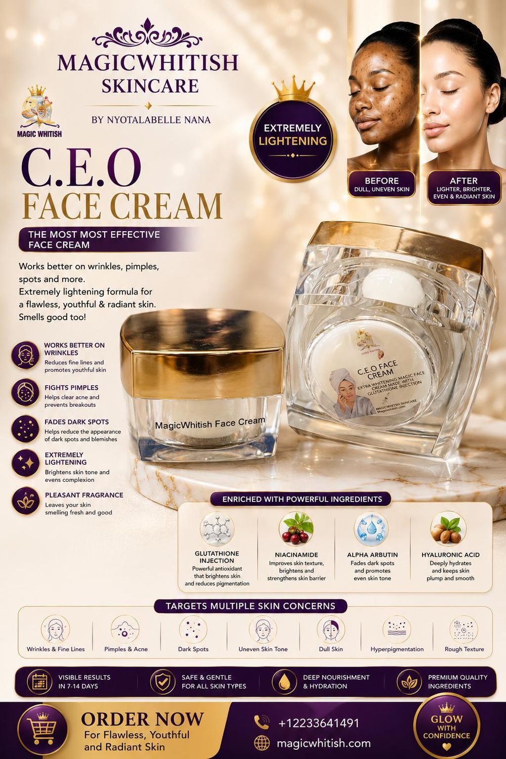 Magic Whitish's C.E.O Face Cream