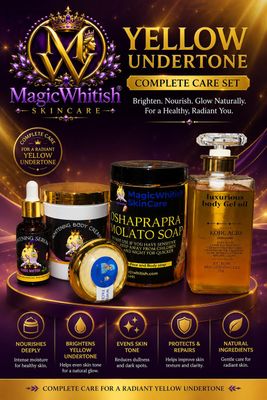 Yellow undertone/ Body cream, body oil 450ml,face cream,Molato oshaprapra soap