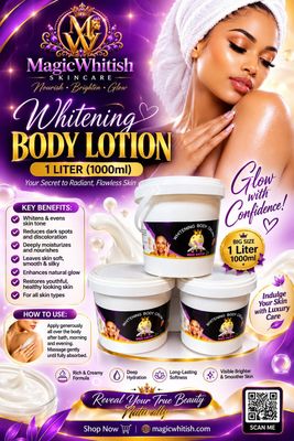 Extra whitening body lotion 1liter big size 1000ml