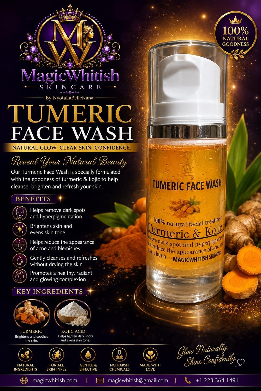 Tumeric Face wash