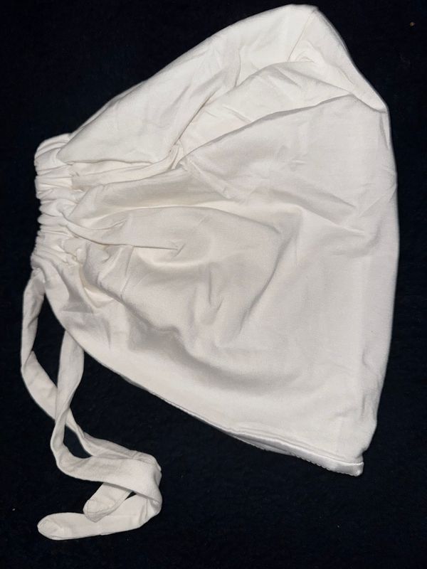 Satin Lined Under Cap-WHITE