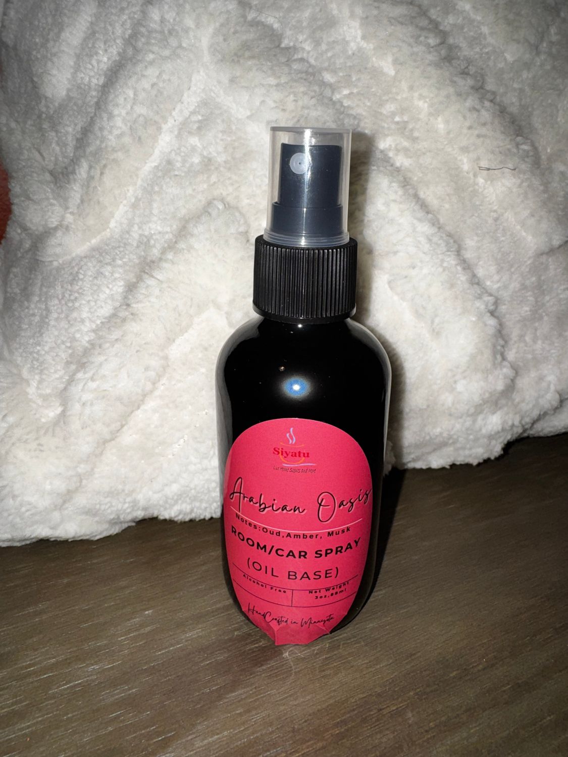 Room/Car Spray- Arabian Oasis (Oil Base)