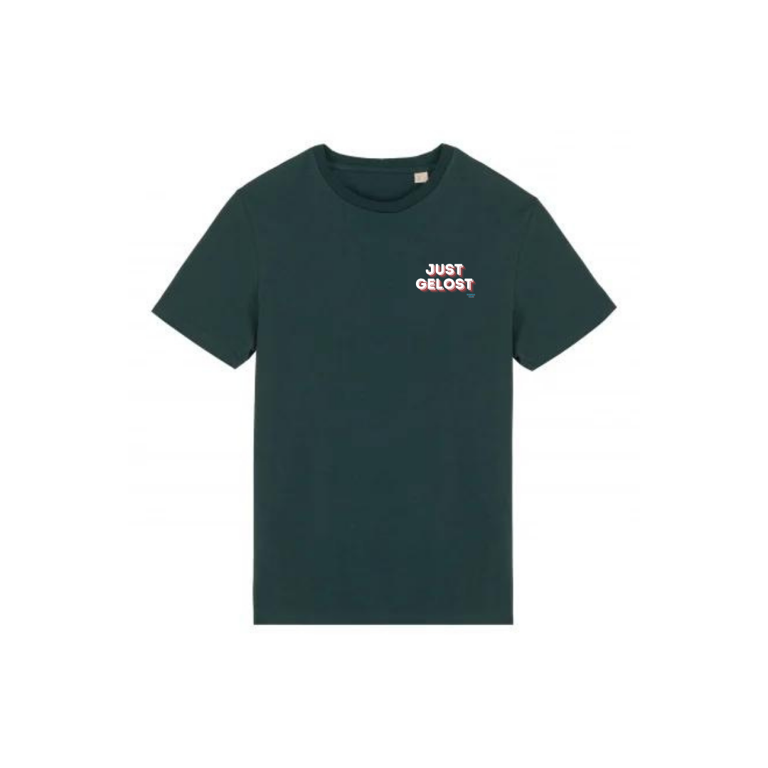 T-Shirt Just Gelost, Kleur: Groen