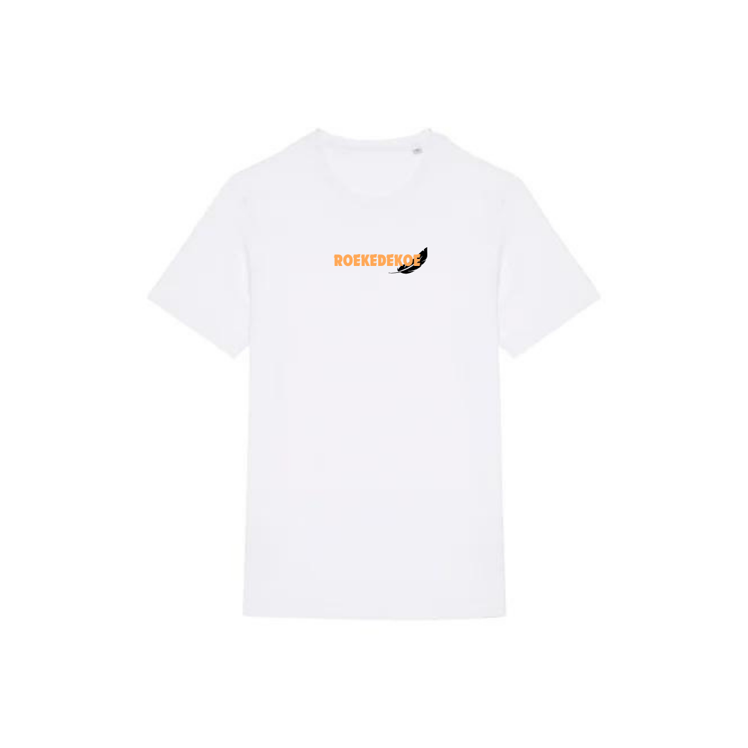 T-Shirt Roekedekoe, Kleur: Wit