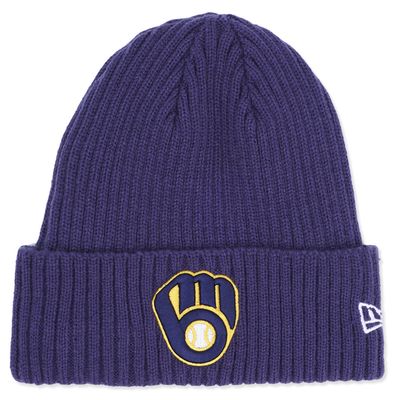 NEW ERA MILWAUKEE BREWERS CORE CLASSIC KNIT BEANIE 