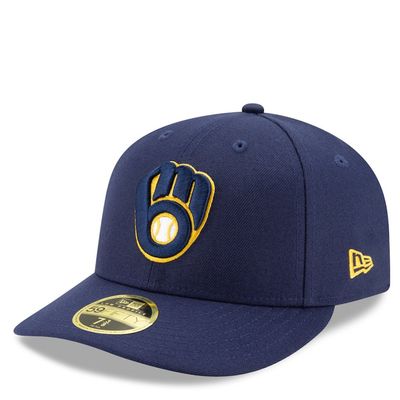 NEW ERA MILWAUKEE BREWERS AUTHENTIC LOW PROFILE 59FIFTY FITTED     