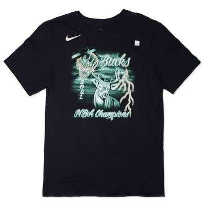 NIKE BUCKS NBA CHAMPIONS ROSTER TEE 