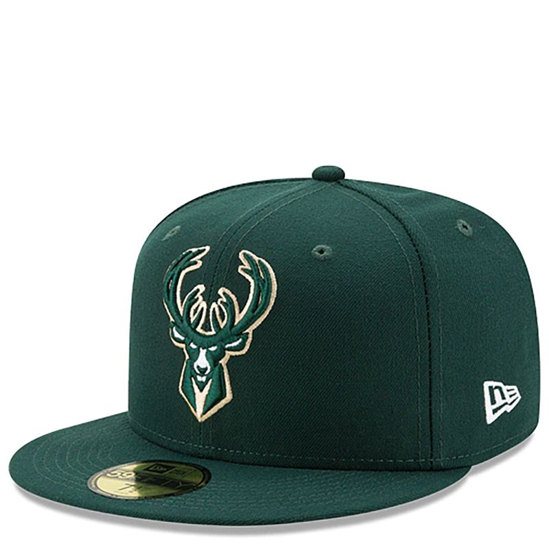 NEW ERA MILWAUKEE BUCKS TEAM COLOR 59FIFTY FITTED HAT    