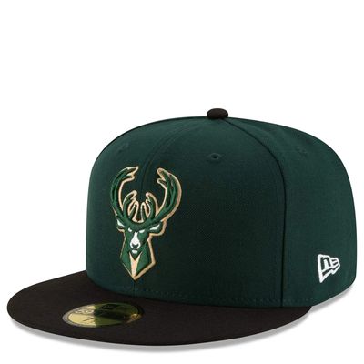 NEW ERA MILWAUKEE BUCKS 2-TONE 59FIFTY FITTED HAT  